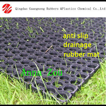 Tapis de caoutchouc de drainage d&#39;agriculture d&#39;herbe